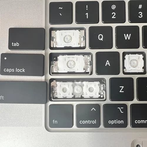 Bfenown Replacement US Keyboard Keycaps for MacBook Air M2 M3 M4 Retina 13'' & 15'' (2022-2025) Midnight thumbnail 7