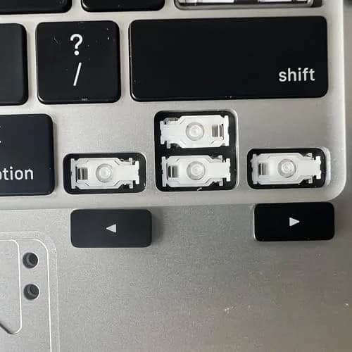 Bfenown Black Replacement Keycaps for MacBook Air M2 M3 M4 13" 15" & Pro 14" 16" M2 M3 M4 (2022-2024) - Full Set thumbnail 9