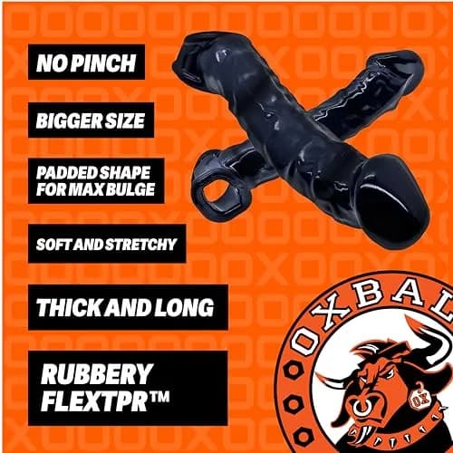 hünkyjunk Muscle Bandit Slimmest Fit Cocksheath 22 cm (8.5 in) | Enhances Size and Pleasure thumbnail 5