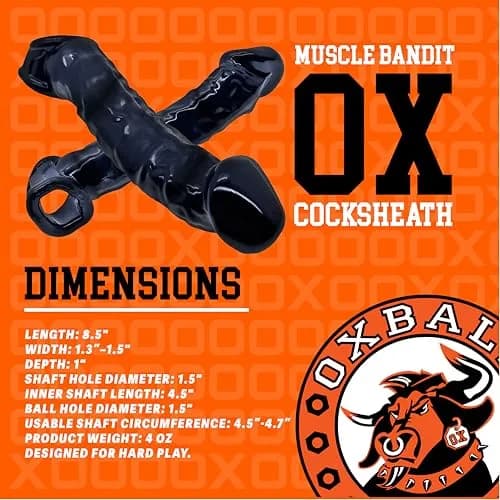 hünkyjunk Muscle Bandit Slimmest Fit Cocksheath 22 cm (8.5 in) | Enhances Size and Pleasure thumbnail 3