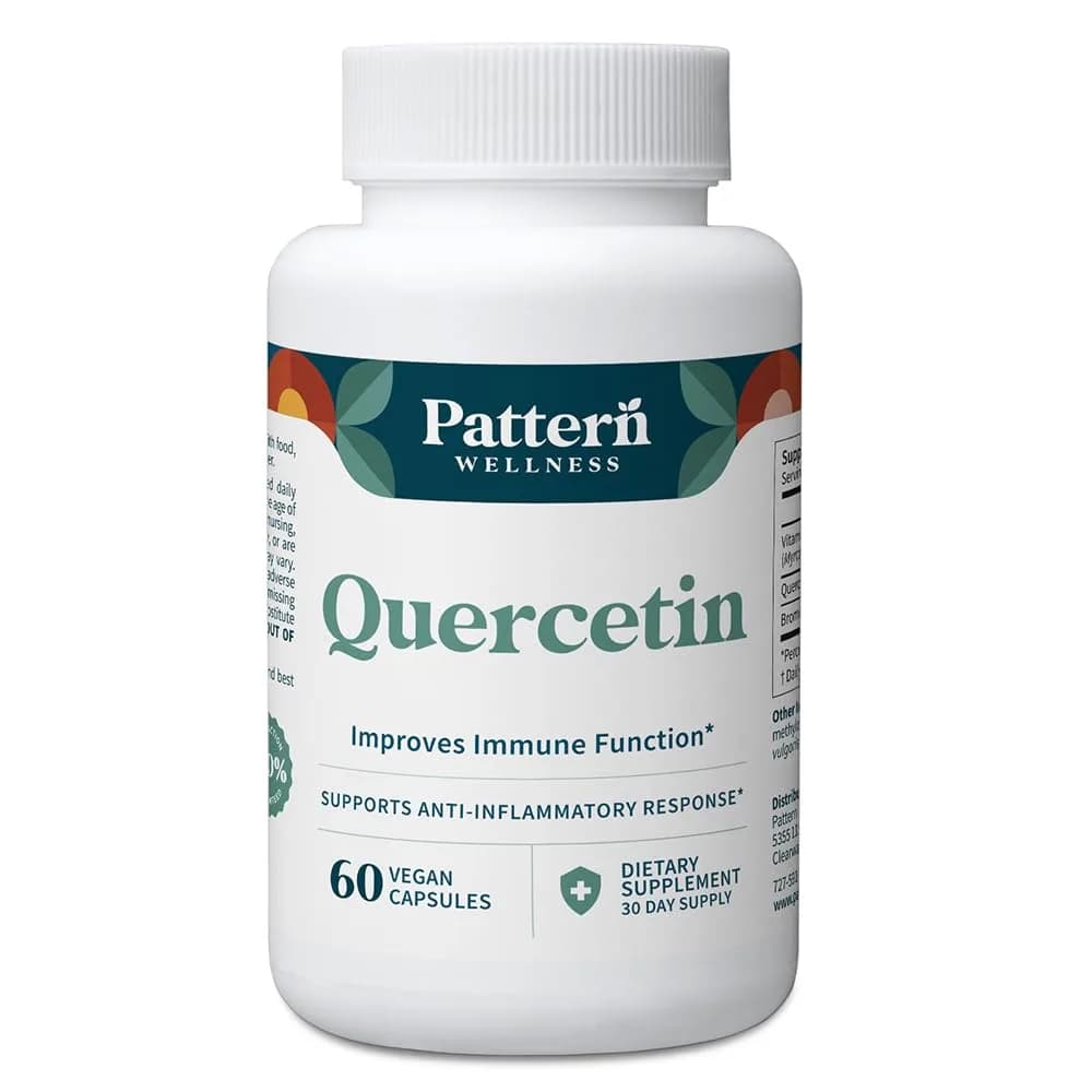 Pattern Wellness Quercetin Supplement – 60 Vegan Capsules | Immune & Cellular Support — Capsule