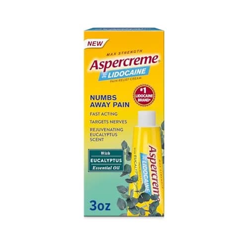 Aspercreme Lidocaine Pain Relief Cream, Eucalyptus, 3 oz. | Fast-Acting, Non-Greasy, Travel-Friendly thumbnail 1