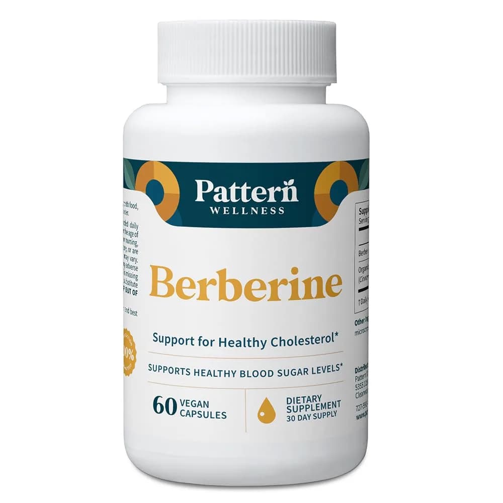 Pattern Wellness Berberine Supplement – 60 Capsules | Supports Metabolic Balance & Circulatory Wellness — Capsule
