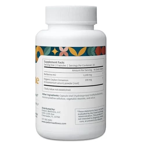 Pattern Wellness Berberine Supplement – 60 Capsules | Supports Metabolic Balance & Circulatory Wellness thumbnail 3