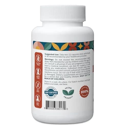 Pattern Wellness Resveratrol Supplement – 60 Capsules | Supports Heart & Cellular Health thumbnail 2