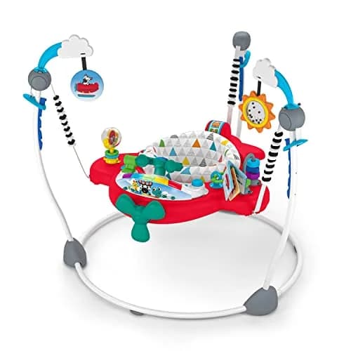 Baby Einstein Ocean Explorers Airplane Adventure 2-in-1 Activity Jumper with Lights & Music, 33.98" (86.3 cm) | Ages 6 Months+ thumbnail 1