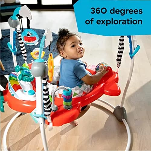 Baby Einstein Ocean Explorers Airplane Adventure 2-in-1 Activity Jumper with Lights & Music, 33.98" (86.3 cm) | Ages 6 Months+ thumbnail 6