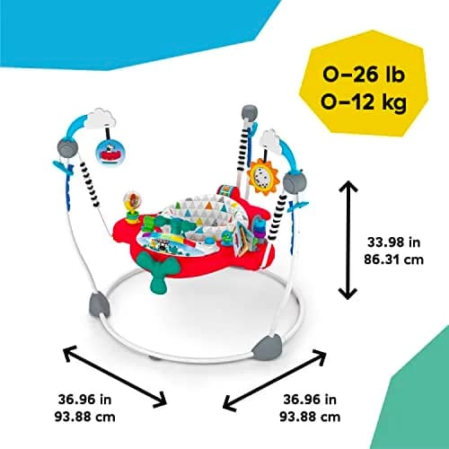Baby Einstein Ocean Explorers Airplane Adventure 2-in-1 Activity Jumper with Lights & Music, 33.98" (86.3 cm) | Ages 6 Months+ thumbnail 8