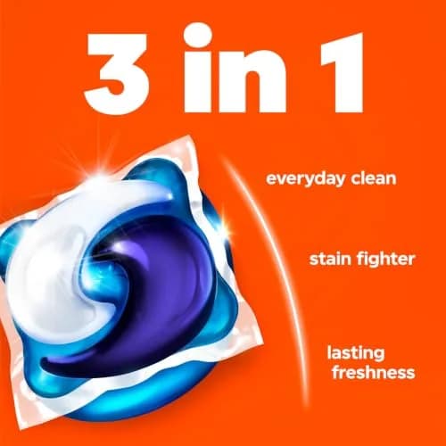 Tide PODS Laundry Detergent Pacs 76 Count | 3-in-1 Stain Remover, Odor Fighter, Color Protector, HE Compatible, Original Scent thumbnail 3