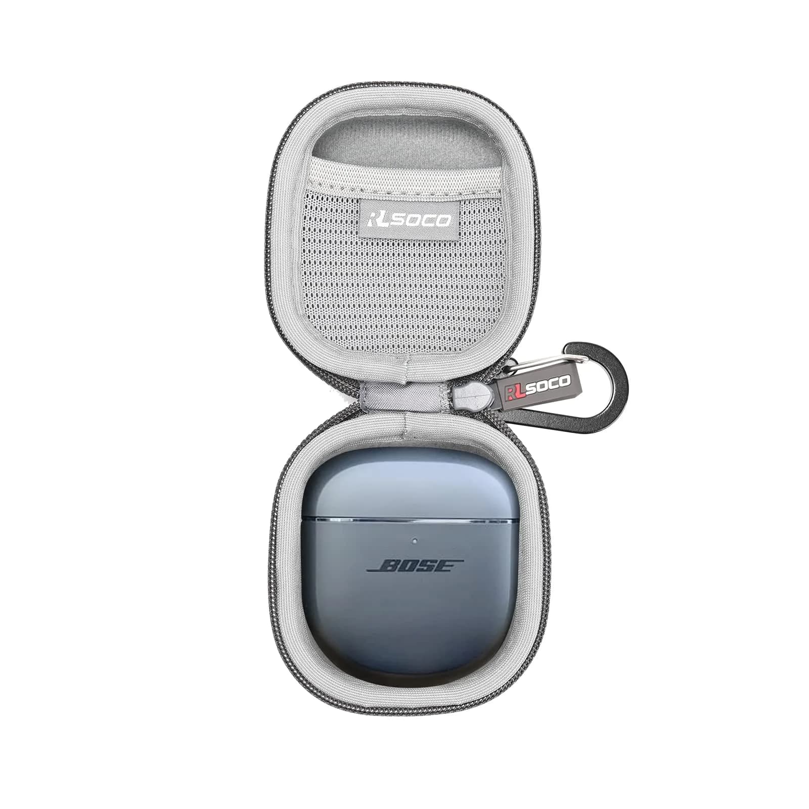 RLSOCO Carrying Case for Bose QuietComfort Ultra Earbuds II & QC Ultra - Grey | Protects Earbuds & Charging Case - main product image