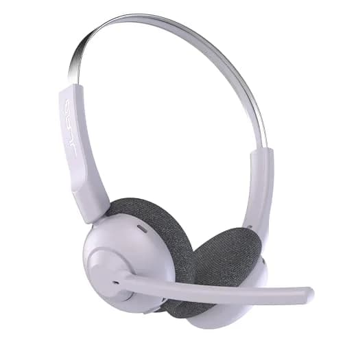 JLab Go Work Pop On-Ear Wireless Headset Lilac | 50+ Hour Playtime, Noise Canceling Mic, Bluetooth Multipoint thumbnail 1