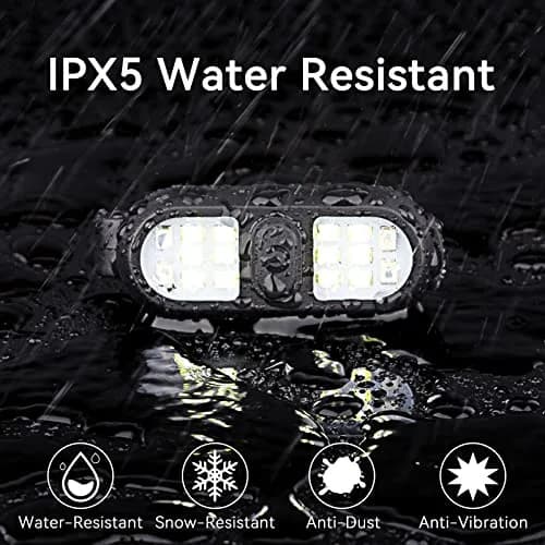 Faxins 2 Pack Clip on Flashlights | Rechargeable Safety Lights for Night Running & Outdoor Use thumbnail 7