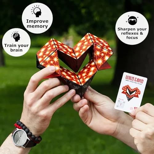 Shashibo Battle Shapes Magnetic Puzzle Cube 11.8 x 9.2 inches | STEM Educational Toy for Kids & Adults thumbnail 5