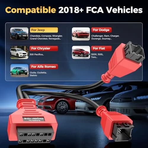 Autel OBD2 12+8 Adapter for Chrysler | Secure Gateway Bypass Cable, 40cm thumbnail 4