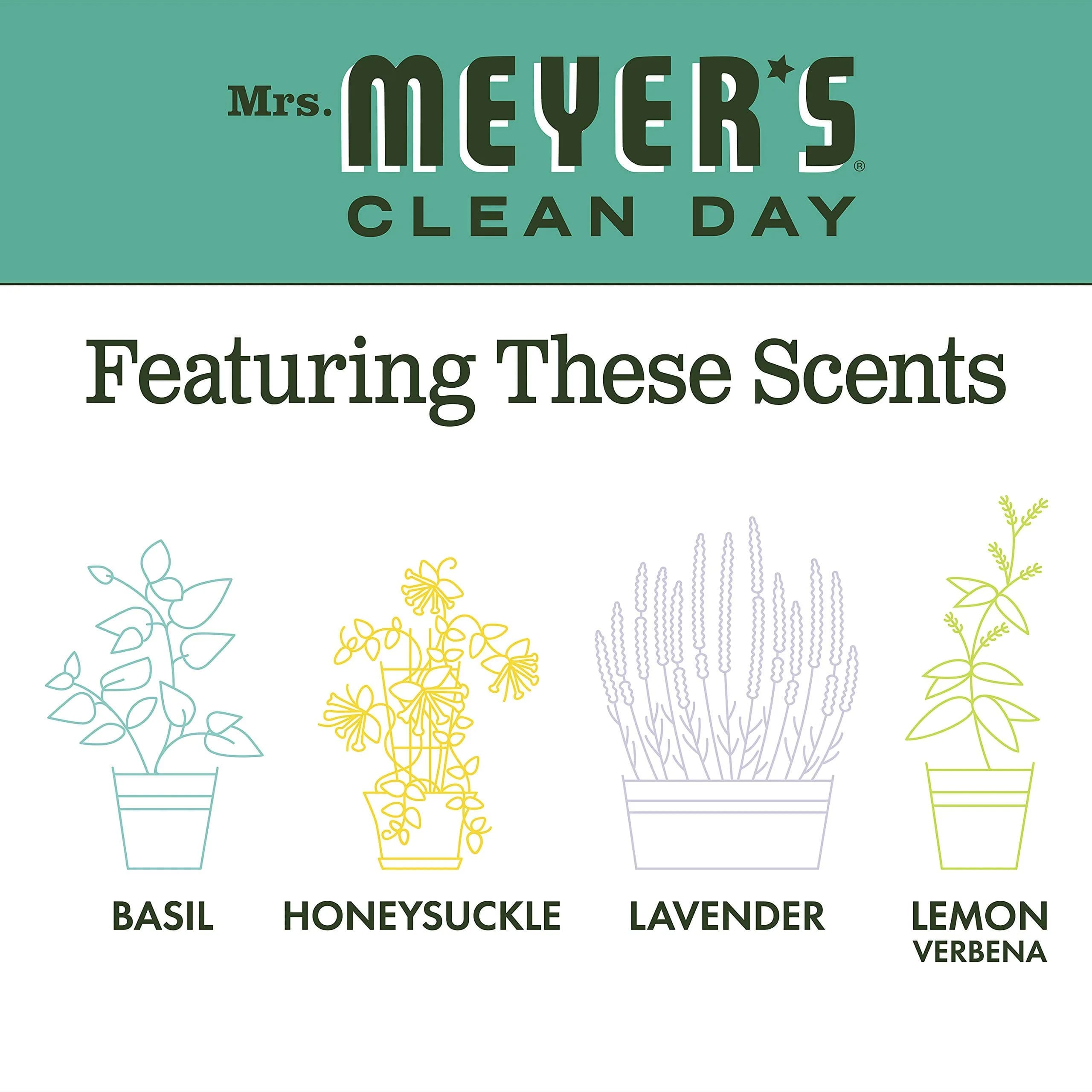 Mrs. MEYER'S HAND SOAP REFILL 66 Fl Oz | Garden-Inspired Scent, Cruelty-Free, Paraben-Free, Aloe & Olive Oil, Made in USA thumbnail 7