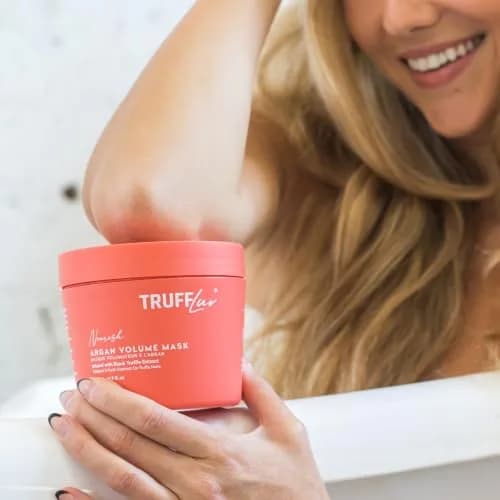 TruffLuv Argan Leave-In Mask 8.45 oz | Black Truffle & Argan Oil for Dry Hair thumbnail 2