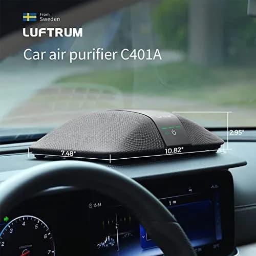 LUFTRUM Portable Car Air Purifier with H13 True HEPA Filter | 0.1 Micron Particle Capture thumbnail 7