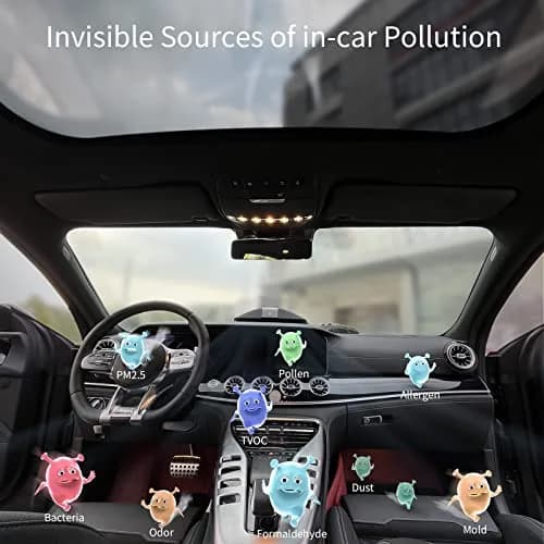 LUFTRUM Portable Car Air Purifier with H13 True HEPA Filter | 0.1 Micron Particle Capture thumbnail 3