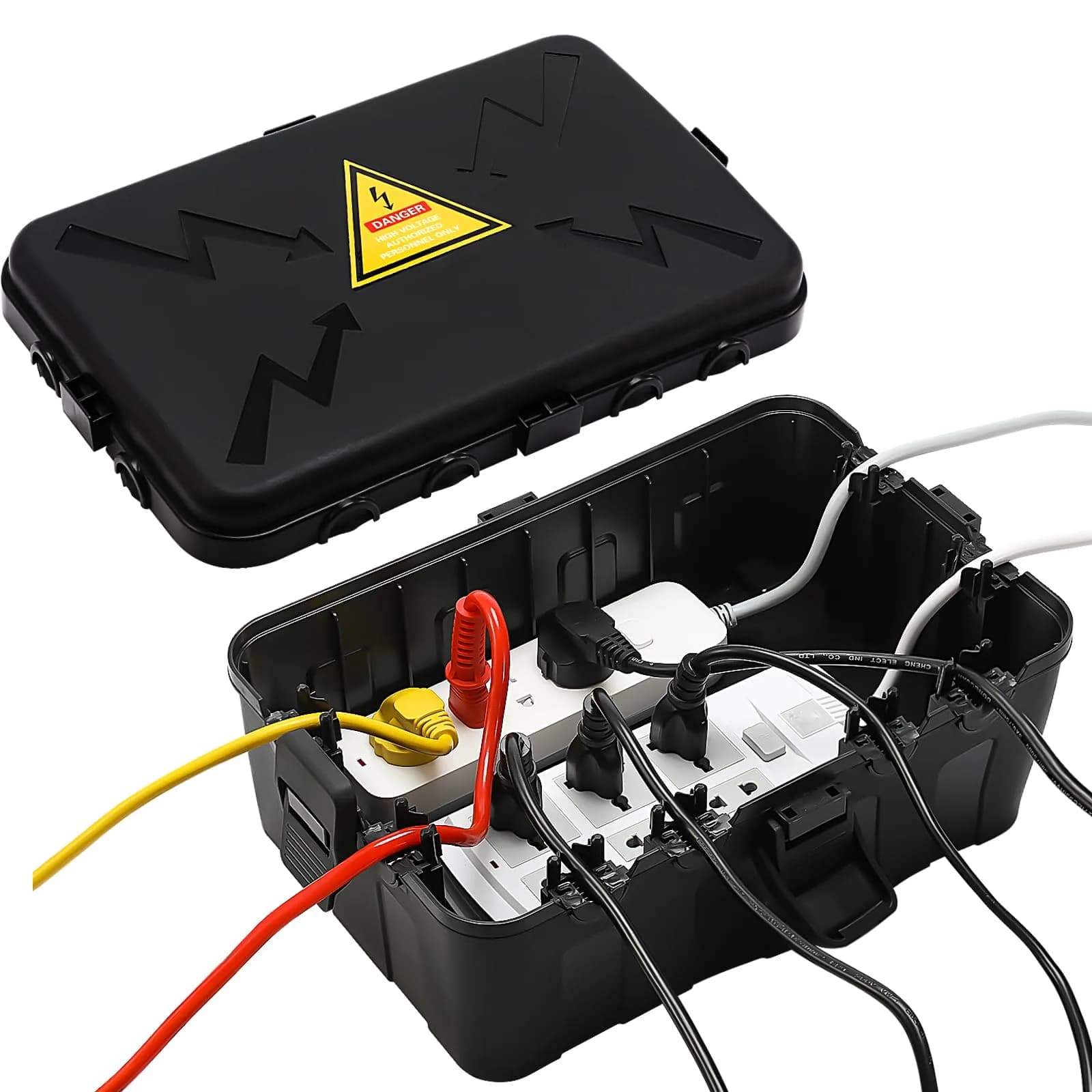 Hrensaw Large Outdoor Electrical Box Waterproof 34.3cm x 23.9cm x 13.4cm (12.5 x 8.5 x 5 inches) | IP54 Rated for Indian Weather - main product image