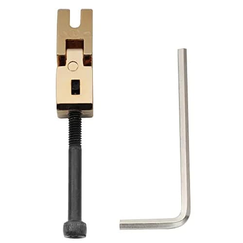 Musiclily Pro Individual Locking Tremolo Bridge Saddle for Floyd Rose 1st/6th String, Gold (10.8mm) thumbnail 3