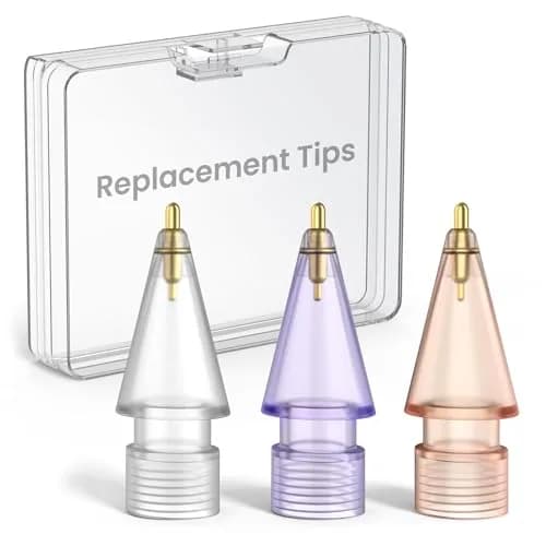 Delidigi Replacement Tips for Apple Pencil 1st & 2nd Gen, Pro, USB-C | Wear-Resistant, Precise Control (70-120 chars) thumbnail 1