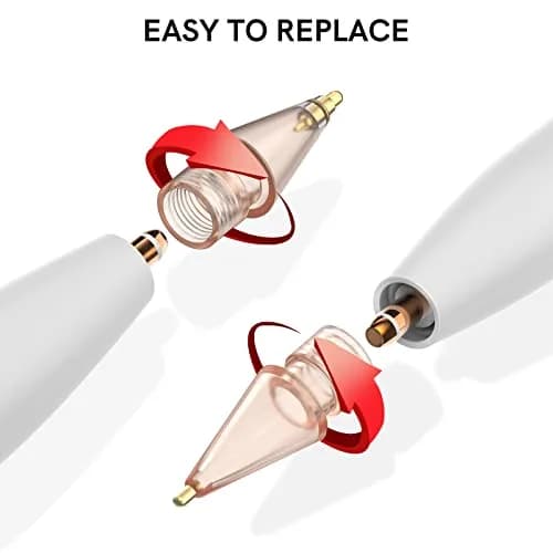 Delidigi Replacement Tips for Apple Pencil 1st & 2nd Gen, Pro, USB-C | Wear-Resistant, Precise Control (70-120 chars) thumbnail 6