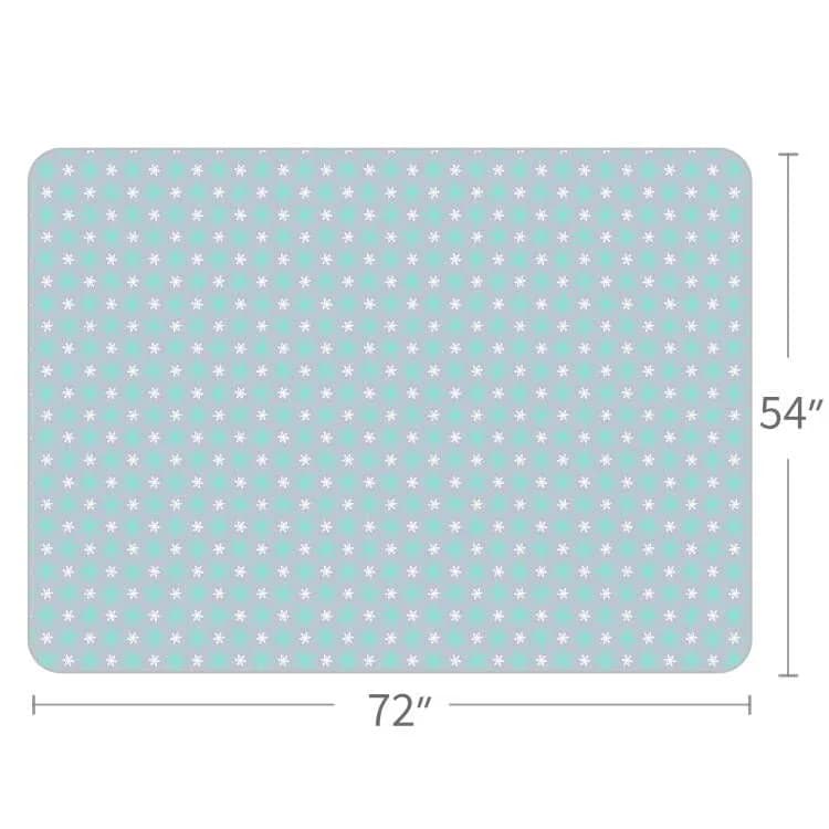 Moonsea Extra Large Splat Mat 54"x72" (137cm x 183cm) | Waterproof Non-Slip Floor Mat for High Chairs & Art Projects - view 2