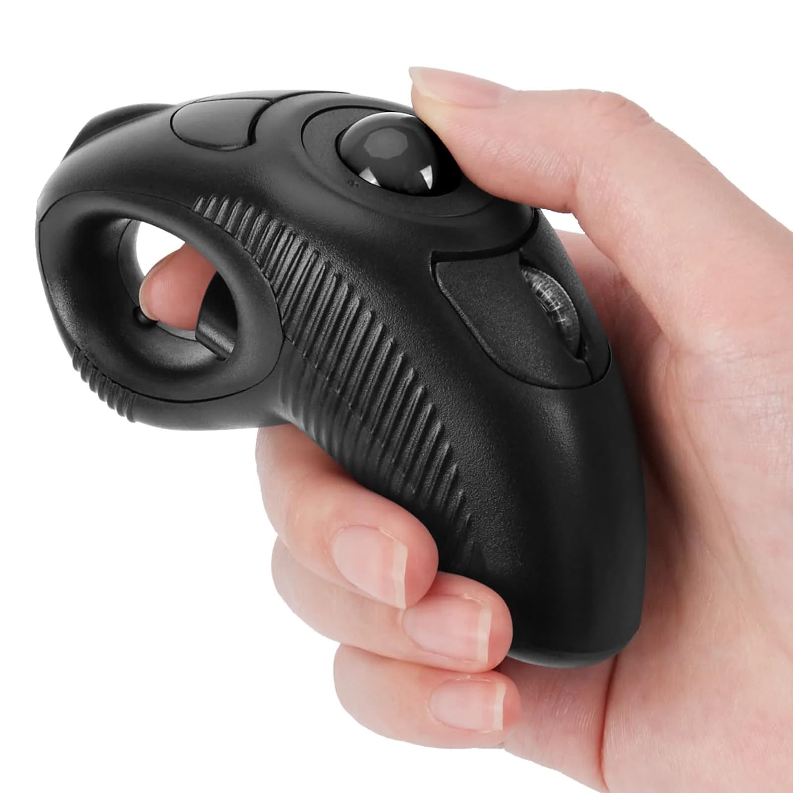 welspo Wireless Trackball Laser Mouse with AAA Battery | Ergonomic Design for Left & Right Hand - main product image