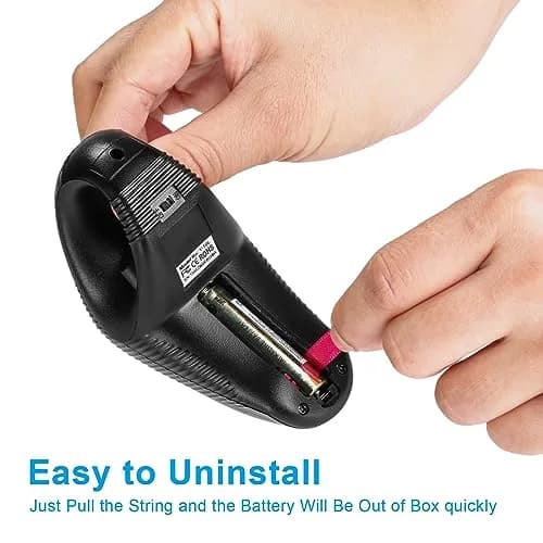 welspo Wireless Trackball Laser Mouse with AAA Battery | Ergonomic Design for Left & Right Hand thumbnail 2