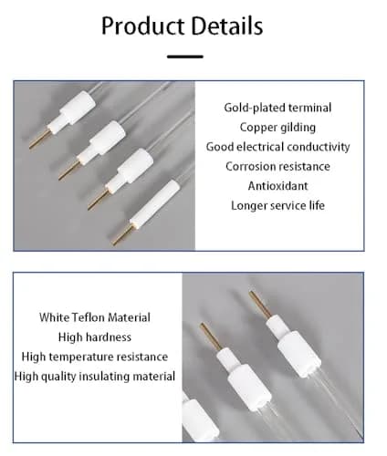 UMATRU Silver Chloride Silver Reference Electrode Ag/Agcl Diameter 6mmX70mm Length | Lab Supply for Scientific Measurement thumbnail 3