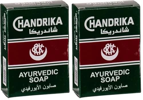 Chandrika Ayurvedic Soap 150g (5.2 Oz) 2-Pack | Authentic Ayurvedic Care for All Skin Types thumbnail 1