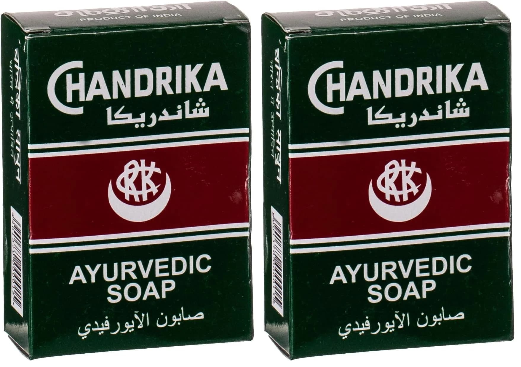 Chandrika Ayurvedic Soap 150g (5.2 Oz) 2-Pack | Authentic Ayurvedic Care for All Skin Types — 2-Pack