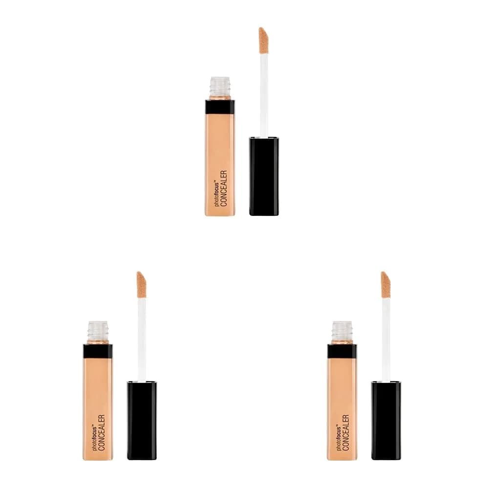 wet n wild Photo Focus Concealer Light/Med Beige 0.87ml (0.03 Fl Oz) | Full Coverage Lightweight Cream - main product image