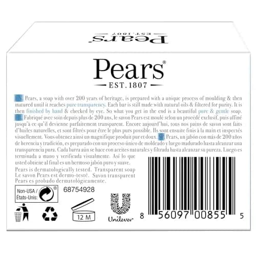 Pears Germ Shield with Mint Extract Soap (Set of 3 Soaps) 125 Gx3 | Unisex Skin Cleanser for Body thumbnail 2