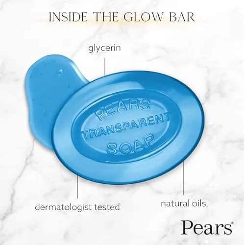 Pears Germ Shield with Mint Extract Soap (Set of 3 Soaps) 125 Gx3 | Unisex Skin Cleanser for Body thumbnail 3