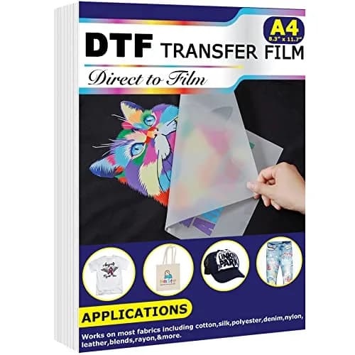 Agromusk DTF Transfer Film 8.3" x 11.7" | Easy Fabric Printing (70-120 chars) thumbnail 1