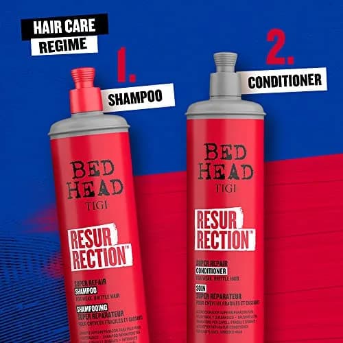 TIGI Bed Head Resurrection Repair Shampoo for Damaged Hair 1.7 L (27.06 fl oz) | Professional Repair Formula thumbnail 6