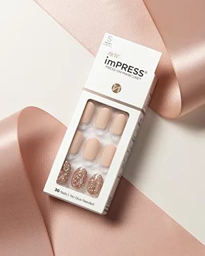 imPRESS Evanesce Short Oval Press-On Nails (2-Pack, 60 Nails Total) | PureFit Technology for Damage-Free Application thumbnail 5