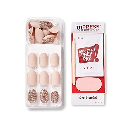 imPRESS Evanesce Short Oval Press-On Nails (2-Pack, 60 Nails Total) | PureFit Technology for Damage-Free Application thumbnail 6