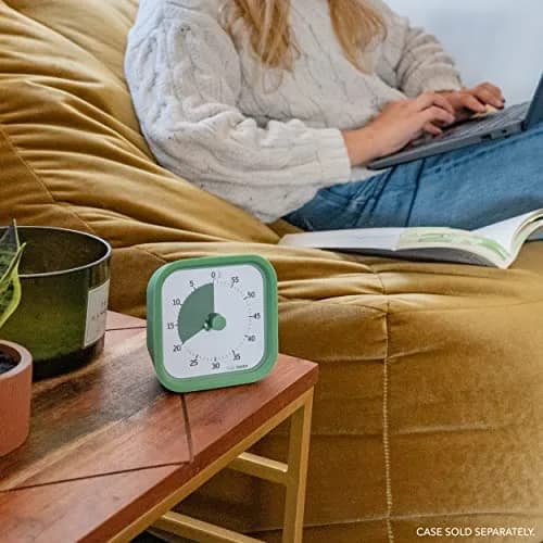 TIME TIMER Home MOD – 60-Minute Visual Timer Silent Study Tool for Kids & Adults, Fern Green thumbnail 5