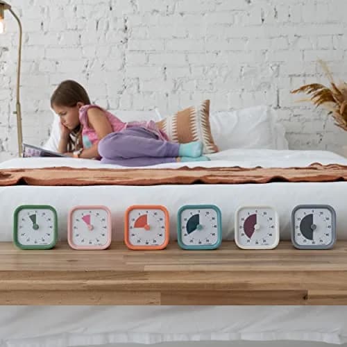 TIME TIMER Home MOD – 60-Minute Visual Timer Silent Study Tool for Kids & Adults, Fern Green thumbnail 7