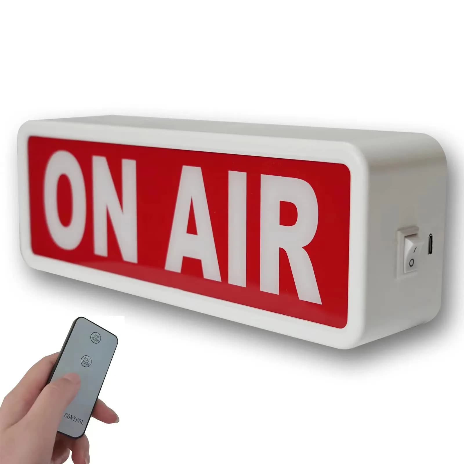 DMKYDM ON AIR Light Sign Recording Sign Studio Warning | Indoor LED Sign for Streamers & Decor - main product image