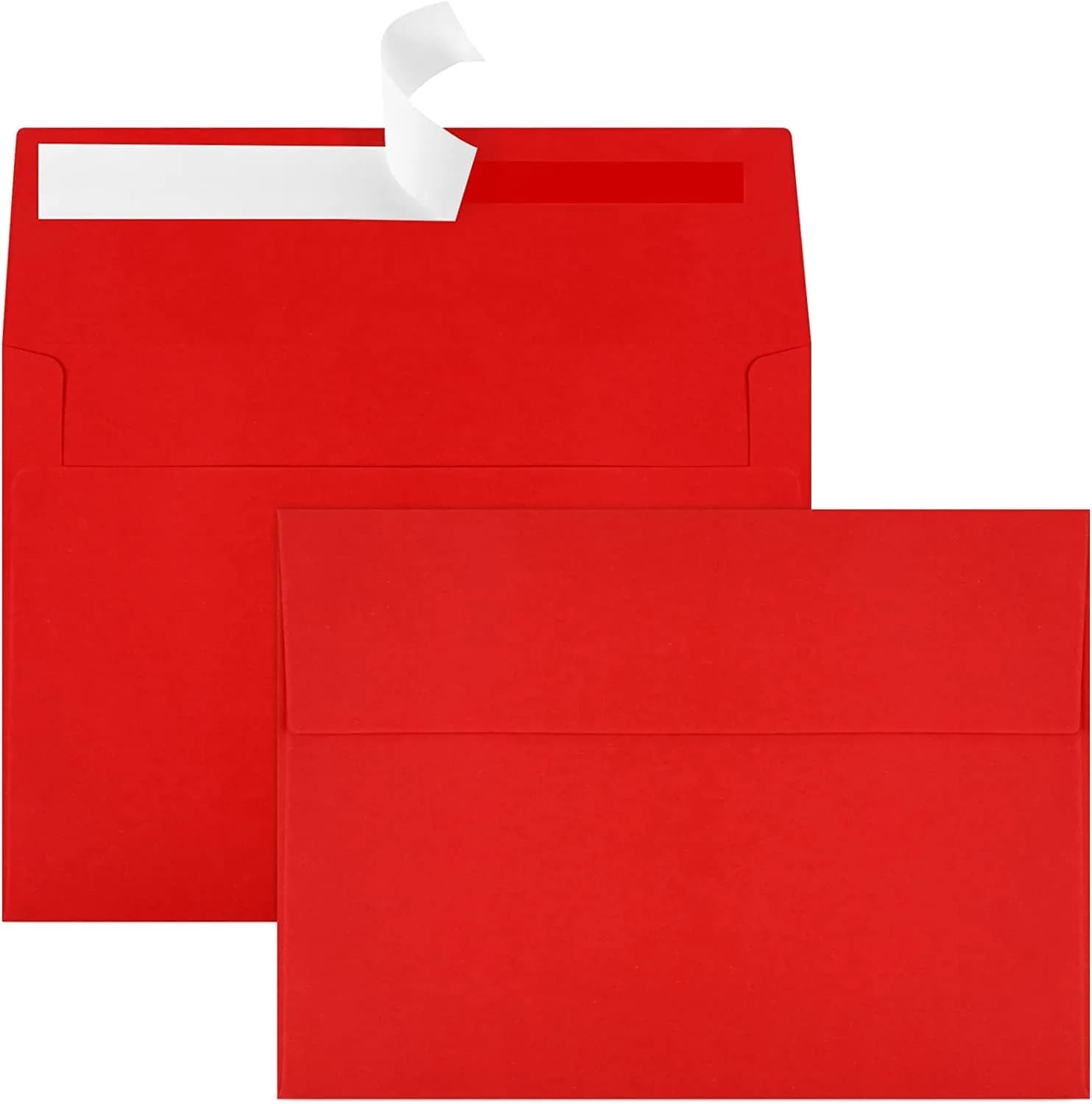 Joyberg Red A4 Envelope 10.8 x 16 cm (4.25 x 6.25 inches) | Self-Seal for Invitations & Photos - main product image