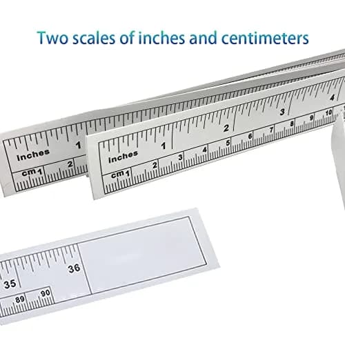 KFZDCG Self-Adhesive Measuring Tape 90cm (36 Inch) | 6-Pack Workbench Ruler with Dual Scale thumbnail 2