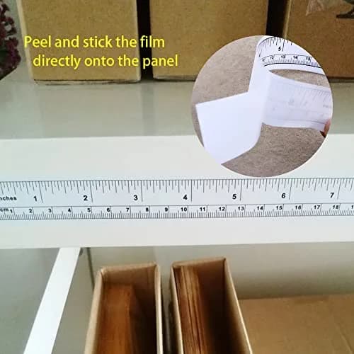 KFZDCG Self-Adhesive Measuring Tape 90cm (36 Inch) | 6-Pack Workbench Ruler with Dual Scale thumbnail 3