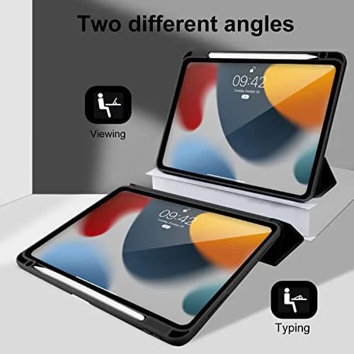 MYGROO iPad Air 11 inch Case 2024/2025/2026 | Slim, Auto Wake/Sleep, Pencil Holder, Black thumbnail 5