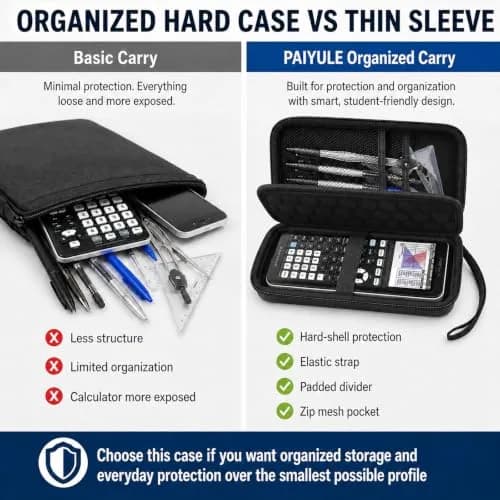 PAIYULE Hard Calculator Case for TI-84 Plus CE/Evo/TI-30XS/TI-Nspire CX II | Protective Organizer for Texas Instruments Calculators thumbnail 7