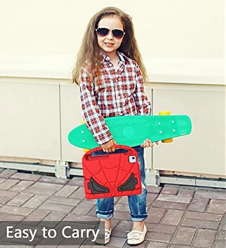 Lainergie Kids Case for iPad 10th Gen 11"/10.9" | Shockproof & Multi-Angle Stand, Red thumbnail 5