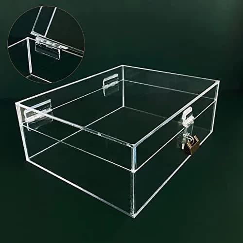 Sliverdew Acrylic Self-Adhesive Hinges 45x35 mm (12 Pcs) | Transparent, Load Bearing 0.08kg thumbnail 6
