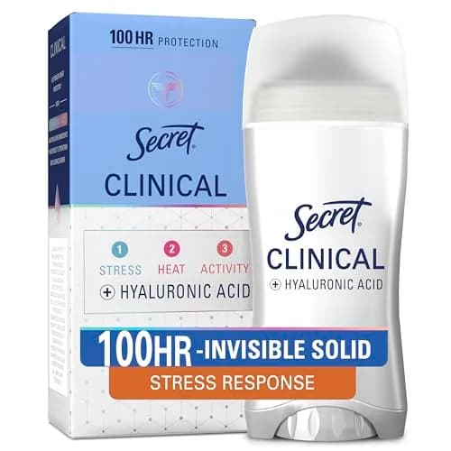 Secret Clinical Strength Stress Response Invisible Solid Antiperspirant Deodorant for Women 78g (2.6 oz) | 100-Hour Sweat & Odor Protection thumbnail 1